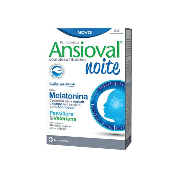 Ansioval Noite 30 comprimidos Farmodiética
