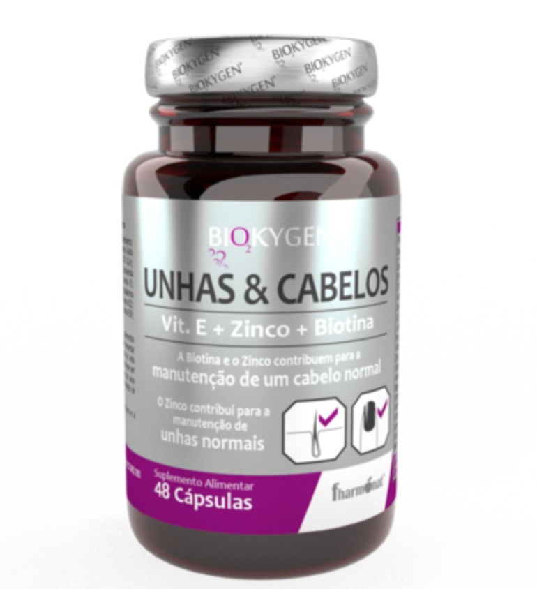 Unhas e Cabelo 48 Cápsulas - Biokygen