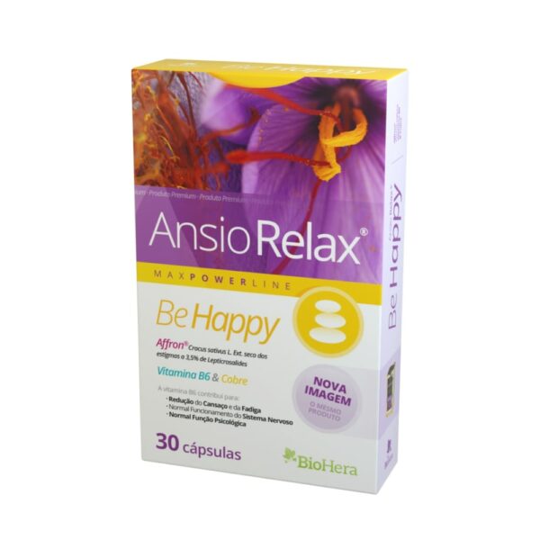 Ansiorelax Be Happy 30 cápsulas Biohera