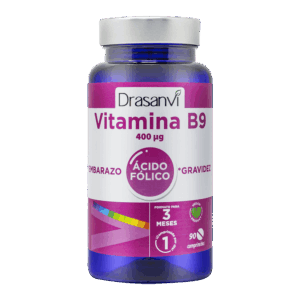 Vitamina B9 400 µg Acido Fólico 90 comprimidos Drasanvi