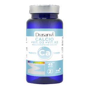 Calcio Vitamina D3 + K2 90 Comprimidos Drasanivi