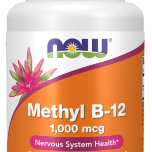 Vitamina B12 Methyl 1000mcg 100 Lozangos NOW
