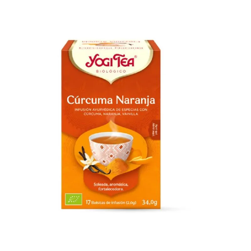 Yogi Tea BIO Curcuma Laranja 17 saquetas