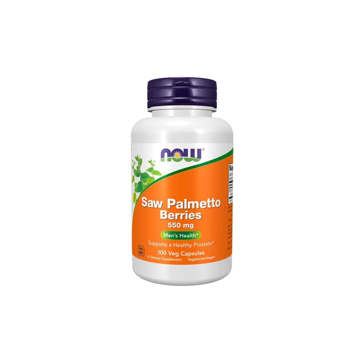 Saw Palmetto Berries 550mg 100 cápsulas - NOW