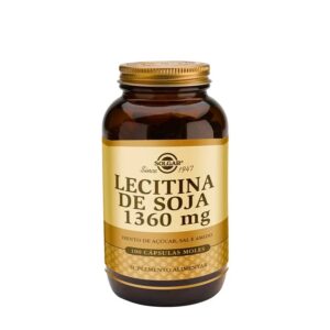 Solgar Lecitina de Soja 1360mg 100 cápsulas