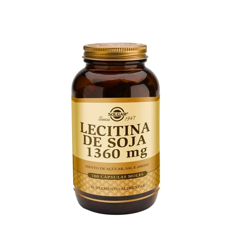 Solgar Lecitina de Soja 1360mg 100 cápsulas
