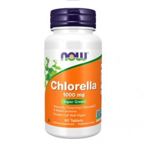 Clorella 1000mg 60 comprimidos NOW