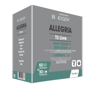 Allegria T3 Livre 60 comprimidos + 30 cápsulas Biokygen