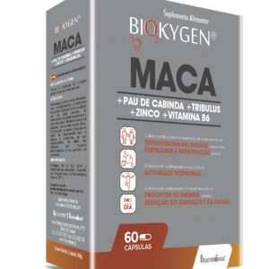 Biokygen Maca + Pau Cabinda + Tribulus + Zinco + Vit B6 60 cápsulas
