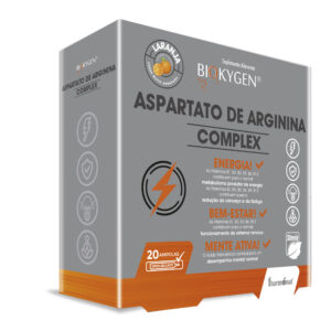 Aspartato Arginina Complex 20 ampolas (Sabor a Laranja) Biokygen